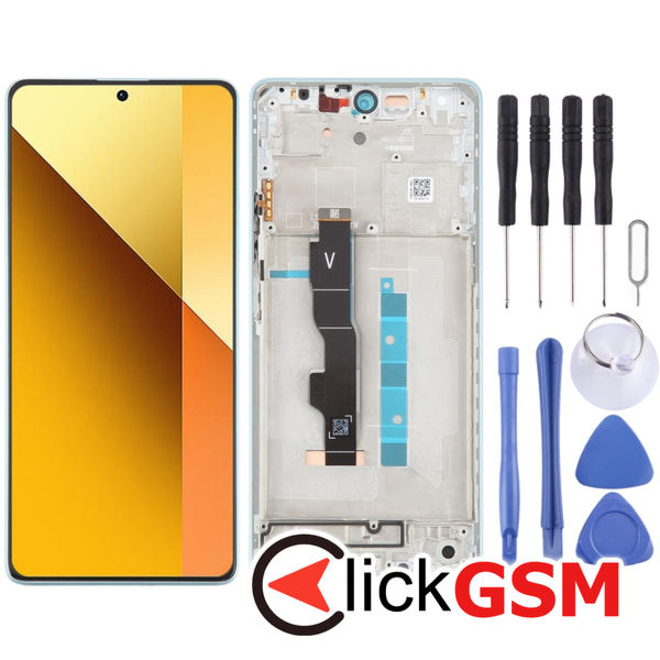 Piesa Display Cu Touchscreen Si Rama Black Xiaomi Redmi Note 13 5g 499w