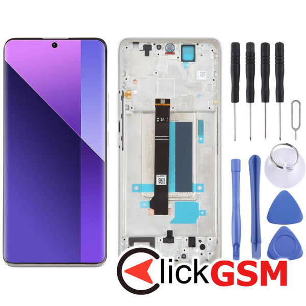 Piesa Display Cu Touchscreen Si Rama Black Xiaomi Redmi Note 13 Pro.plus 433x