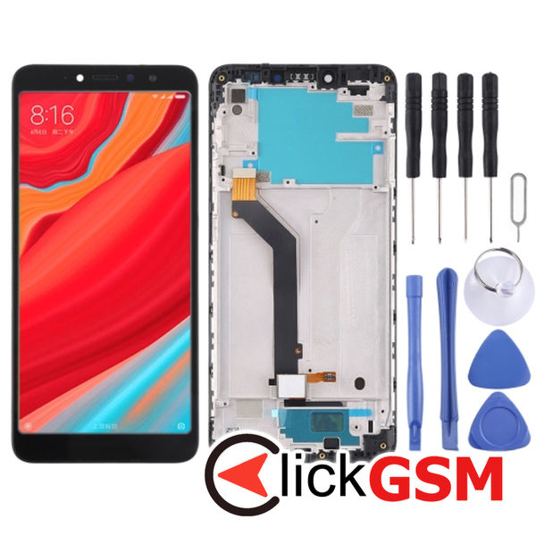 Piesa Display Cu Touchscreen Si Rama Black Xiaomi Redmi S2 25i9