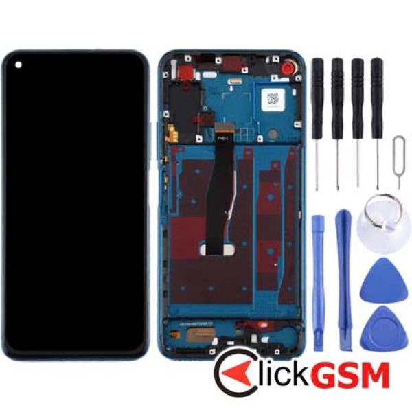 Piesa Piesa Display Cu Touchscreen Si Rama Blue Honor 20 Pro 2c76