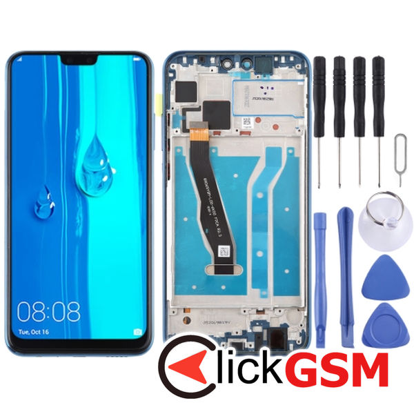 Piesa Piesa Display Cu Touchscreen Si Rama Blue Huawei Enjoy 9 Plus 2f6k