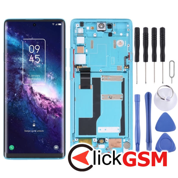 Piesa Piesa Display Cu Touchscreen Si Rama Blue Tcl 20 Pro 5g 2g51