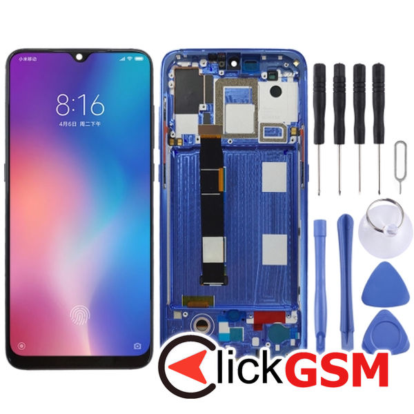 Piesa Piesa Display Cu Touchscreen Si Rama Blue Xiaomi Mi 9 261h