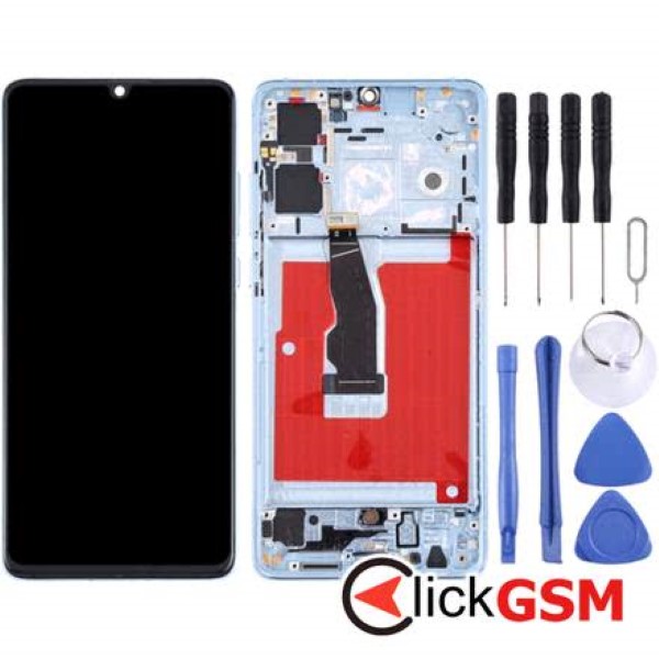 Piesa Display Cu Touchscreen Si Rama Crystal Huawei P30 2c39