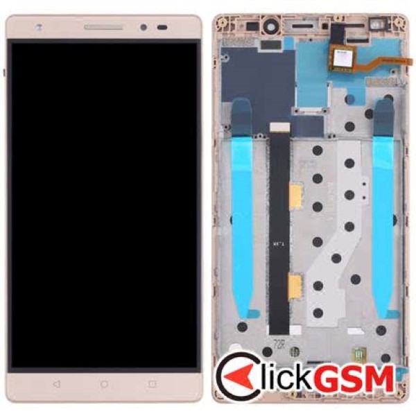 Piesa Display Cu Touchscreen Si Rama Gold Lenovo Phab2 Plus 2usw