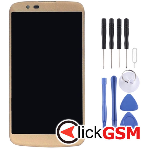 Piesa Display Cu Touchscreen Si Rama Gold Lg K10 4nlh