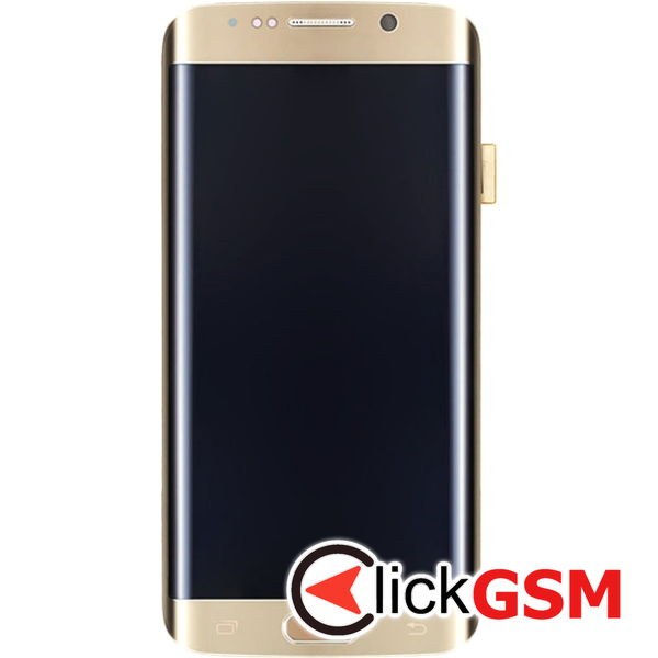 Piesa Display Cu Touchscreen Si Rama Gold Samsung Galaxy S6 Edge.plus 4ojc