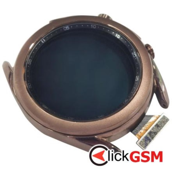 Piesa Display Cu Touchscreen Si Rama Gold Samsung Galaxy Watch 3 45mm 2ux8