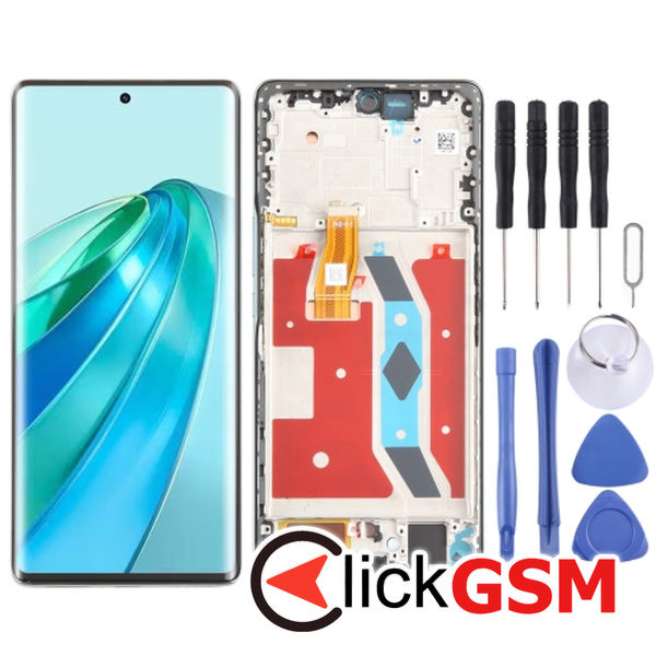 Piesa Piesa Display Cu Touchscreen Si Rama Green Honor X9a 5g 30bd