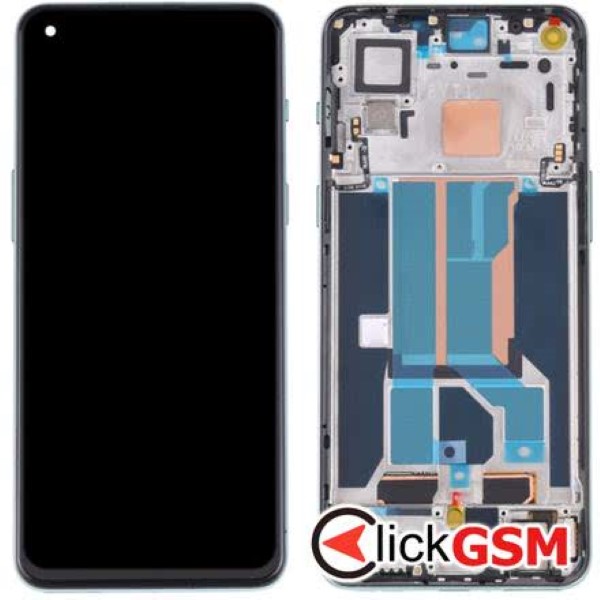 Piesa Display Cu Touchscreen Si Rama Green Oneplus Nord 2 5g 2uy6