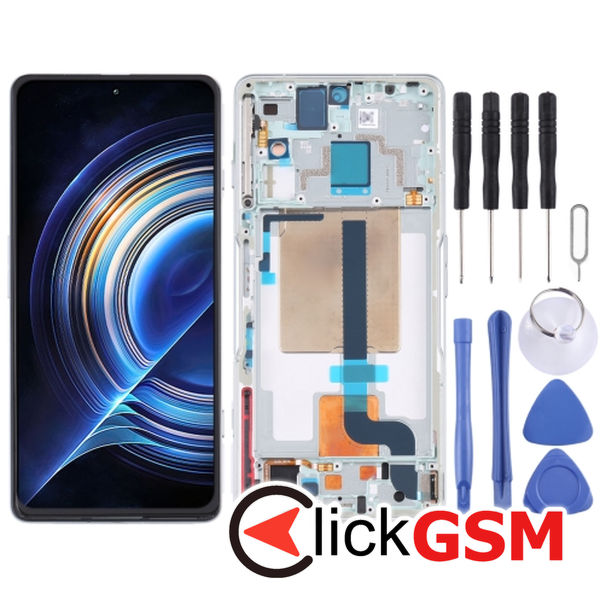 Piesa Piesa Display Cu Touchscreen Si Rama Green Xiaomi Redmi K50 25ys