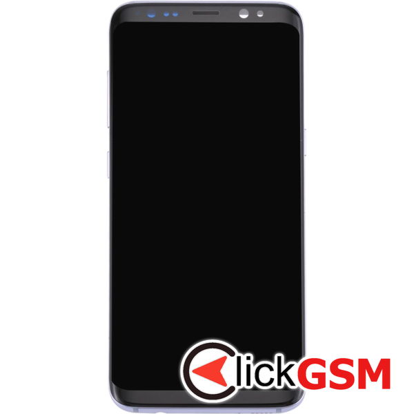 Piesa Piesa Display Cu Touchscreen Si Rama Grey Samsung Galaxy S8 4emu