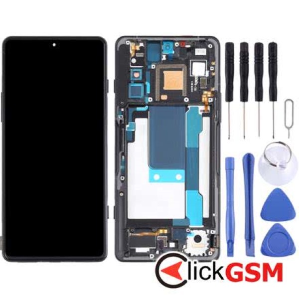 Piesa Display Cu Touchscreen Si Rama Grey Xiaomi Redmi K40 Gaming Edition 2g4i