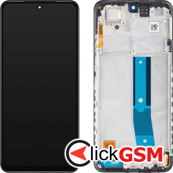 Piesa Display Cu Touchscreen Si Rama Gri Inchis Xiaomi Redmi Note 11 4q2b