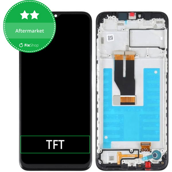 Nokia G11 · Nokia G11 TA-1401 - Ecran LCD + Sticla Tactila + Rama (Charcoal) TFT