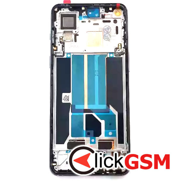 Piesa Display Cu Touchscreen Si Rama Gri Oneplus Nord 2t 2a8w