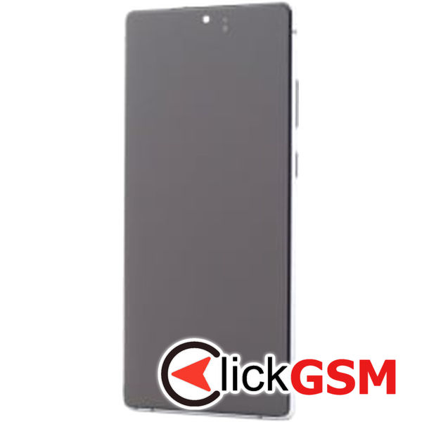 Piesa Piesa Display Cu Touchscreen Si Rama Gri Samsung Galaxy Note20 1e4i