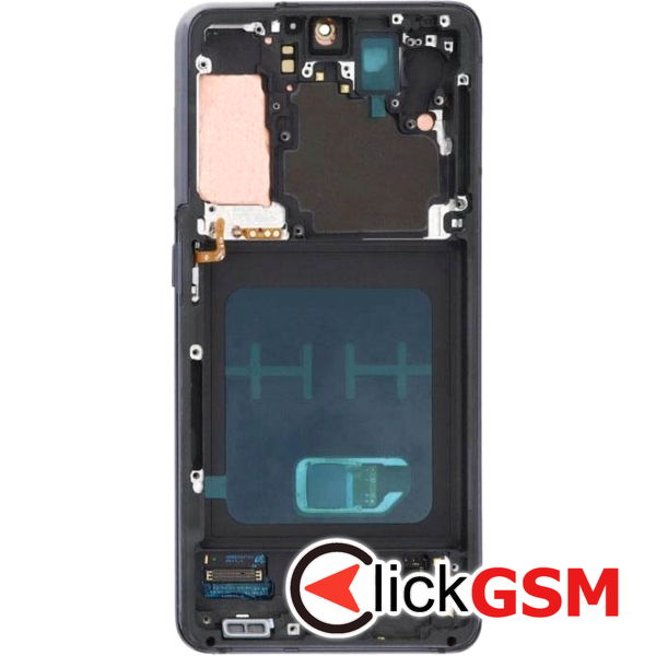 Piesa Piesa Display Cu Touchscreen Si Rama Gri Samsung Galaxy S21 5g 40y0