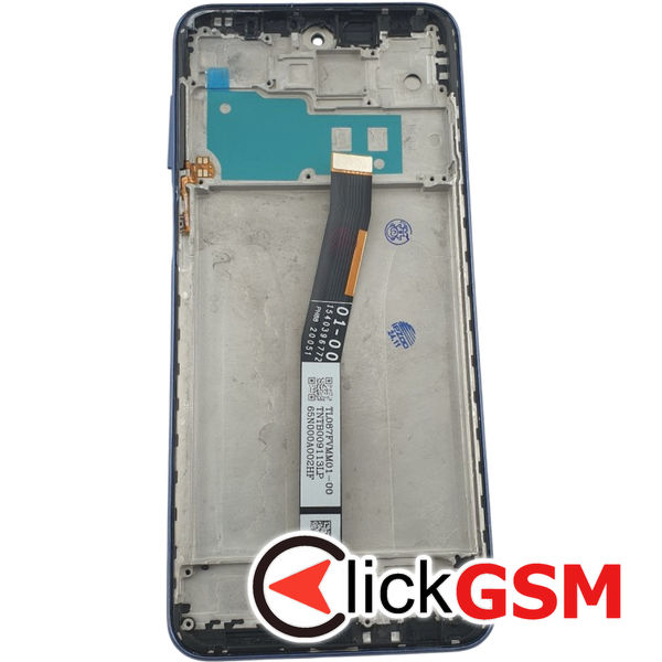 Piesa Piesa Display Cu Touchscreen Si Rama Gri Xiaomi Redmi Note 9 Pro 47t1