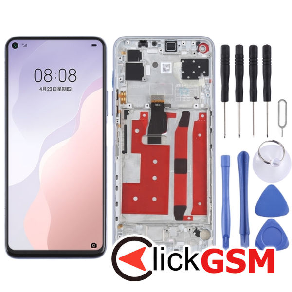 Piesa Display Cu Touchscreen Si Rama Huawei Nova 7 Se 5g 2us5