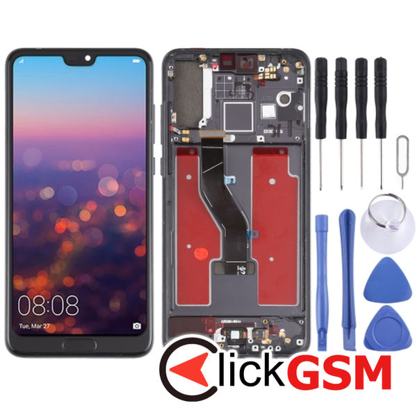 Piesa Display Cu Touchscreen Si Rama Huawei P20 Pro 2bxs