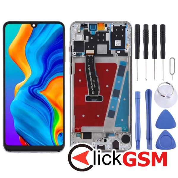 Piesa Display Cu Touchscreen Si Rama Huawei P30 Lite 23t5