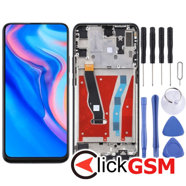 Piesa Display Cu Touchscreen Si Rama Huawei Y9 Prime 2019 24j0