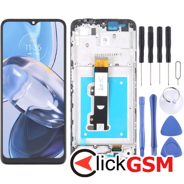 Piesa Display Cu Touchscreen Si Rama Motorola Moto E22i 2uks