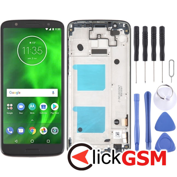 Piesa Piesa Display Cu Touchscreen Si Rama Motorola Moto G6 2uol