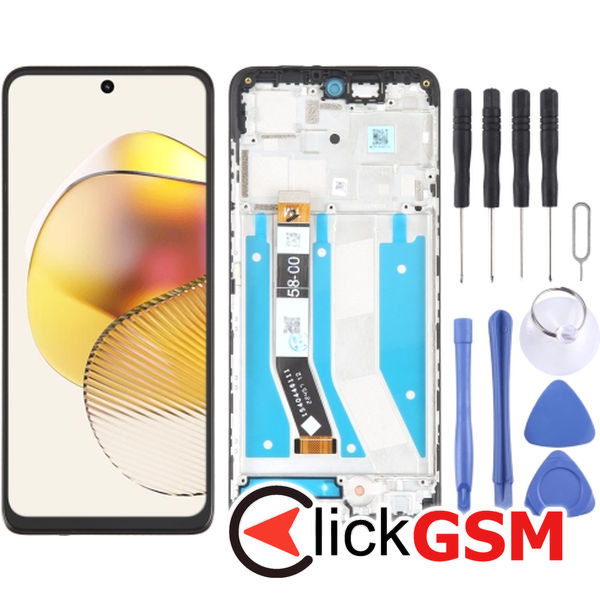 Piesa Display Cu Touchscreen Si Rama Motorola Moto G73 5g 482p