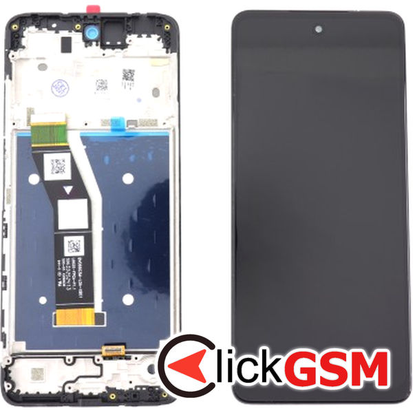 Piesa Display Cu Touchscreen Si Rama Neagra Motorola Moto G24 Power 4m67