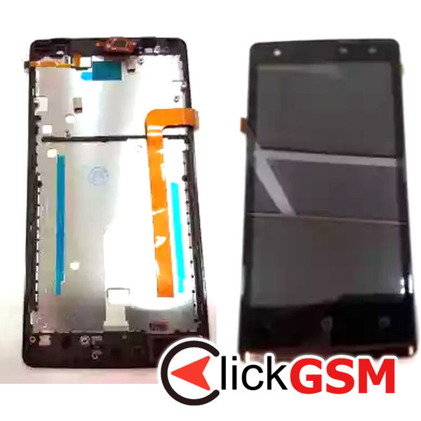 Piesa Display Cu Touchscreen Si Rama Negru Acer Liquid E3 2hoh