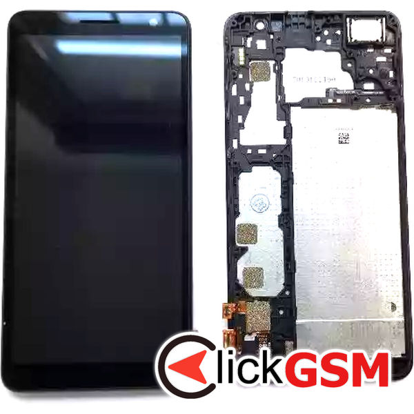 Piesa Display Cu Touchscreen Si Rama Negru Alcatel 1b 2020 2kb8