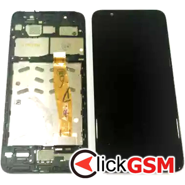 Piesa Piesa Display Cu Touchscreen Si Rama Negru Alcatel 3l 2pse