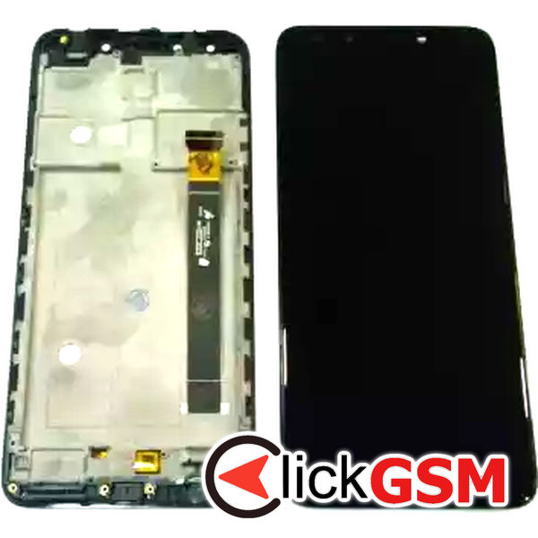 Piesa Display Cu Touchscreen Si Rama Negru Alcatel A7 30k4