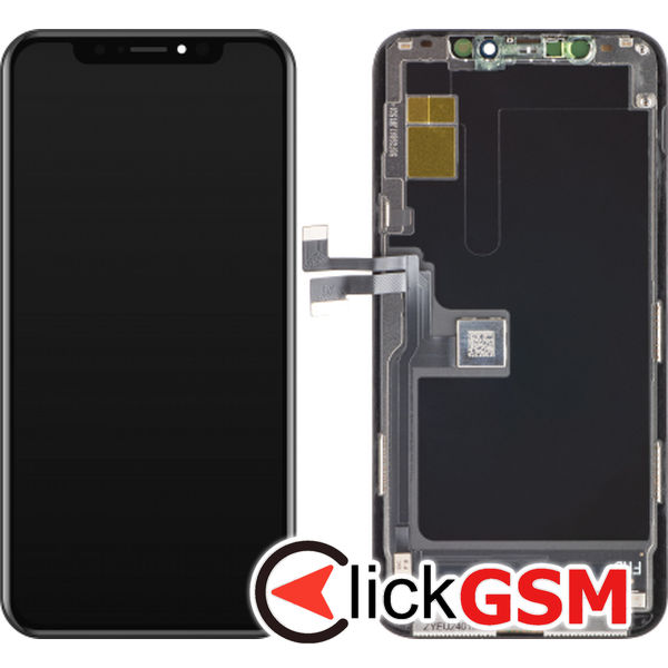 Piesa Display Cu Touchscreen Si Rama Negru Apple Iphone 11 Pro 4i0q