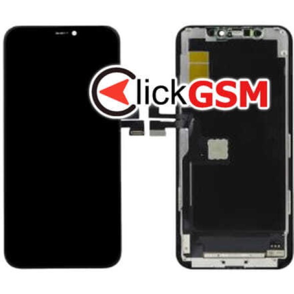 Piesa Display Cu Touchscreen Si Rama Negru Apple Iphone 11 Pro Pyh