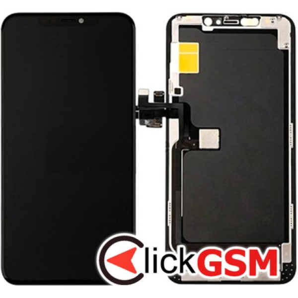 Piesa Display Cu Touchscreen Si Rama Negru Apple Iphone 11 Pro S87