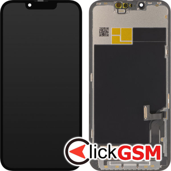 Piesa Display Cu Touchscreen Si Rama Negru Apple Iphone 13 4hyi