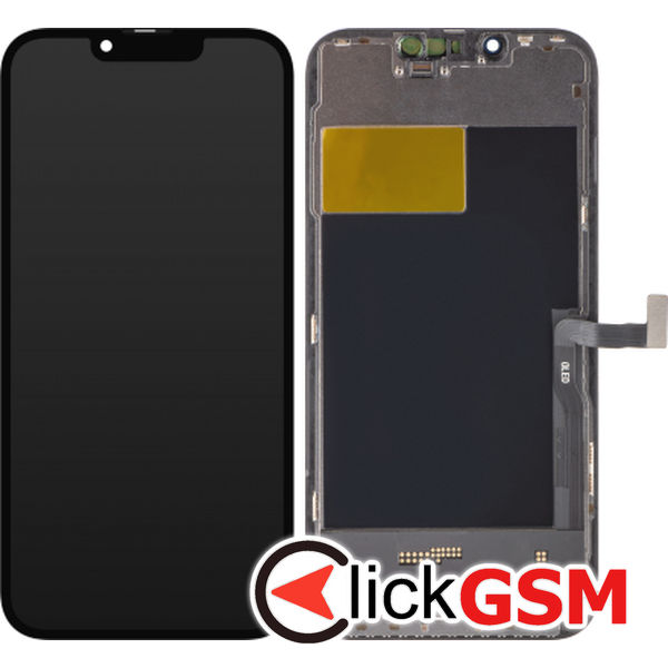 Piesa Piesa Display Cu Touchscreen Si Rama Negru Apple Iphone 13 Pro 4i0o