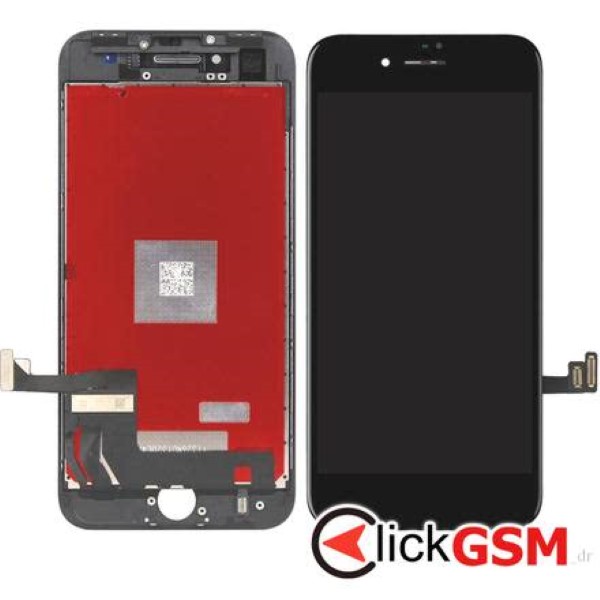 Piesa Piesa Display Cu Touchscreen Si Rama Negru Apple Iphone 8 Plus 47p