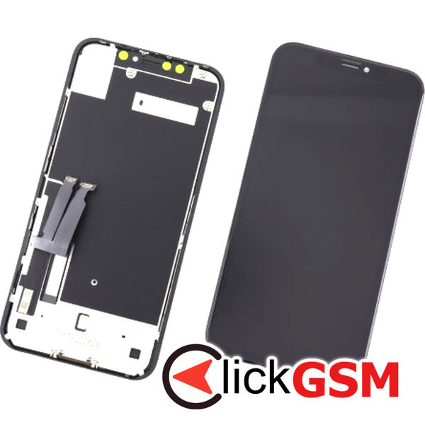 Piesa Display Cu Touchscreen Si Rama Negru Apple Iphone Xr 4mvq