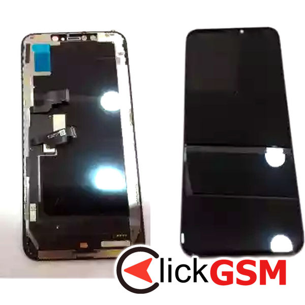 Piesa Display Cu Touchscreen Si Rama Negru Apple Iphone Xs Max Lqr