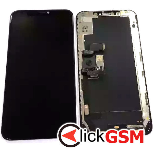 Piesa Display Cu Touchscreen Si Rama Negru Apple Iphone Xs Max Lqx