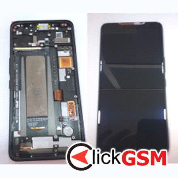 Piesa Display Cu Touchscreen Si Rama Negru Asus Rog Phone 6mc