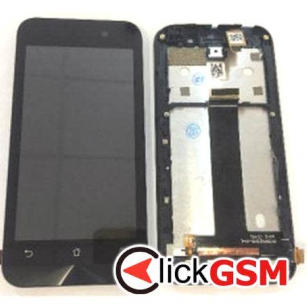 Piesa Display Cu Touchscreen Si Rama Negru Asus Zenfone Go 33bf