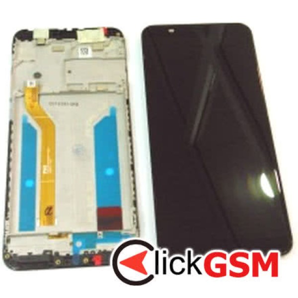 Piesa Display Cu Touchscreen Si Rama Negru Asus Zenfone Max Pro M1 64s