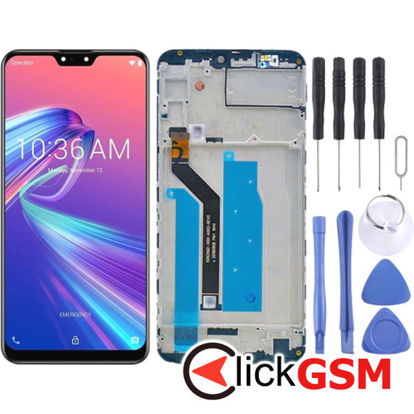 Piesa Piesa Display Cu Touchscreen Si Rama Negru Asus Zenfone Max Pro M2 2590