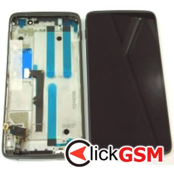 Piesa Display Cu Touchscreen Si Rama Negru Blackberry Dtek50 75y