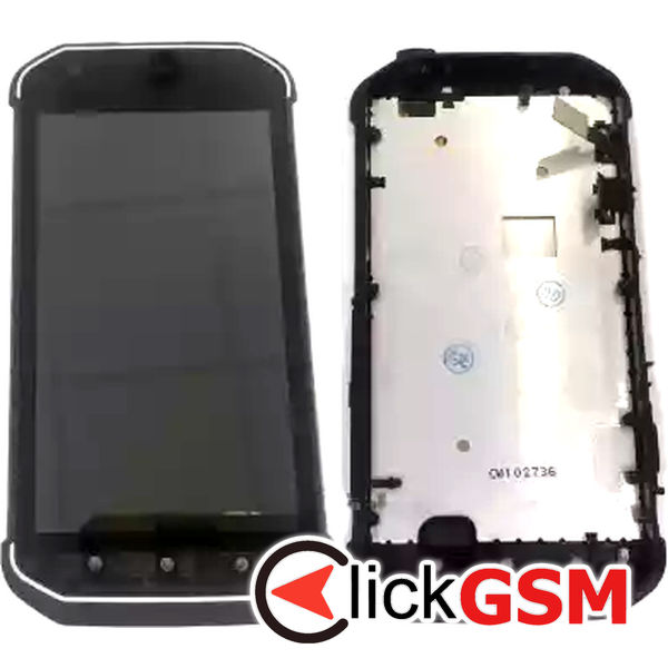 Piesa Piesa Display Cu Touchscreen Si Rama Negru Cat S40 2ost